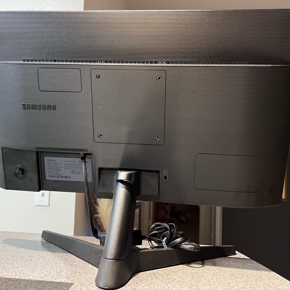 Samsung - T350 Series 24" IPS LED FHD, FreeSync (HDMI, VGA) - Dark Blue Gray - Picture 2 of 5